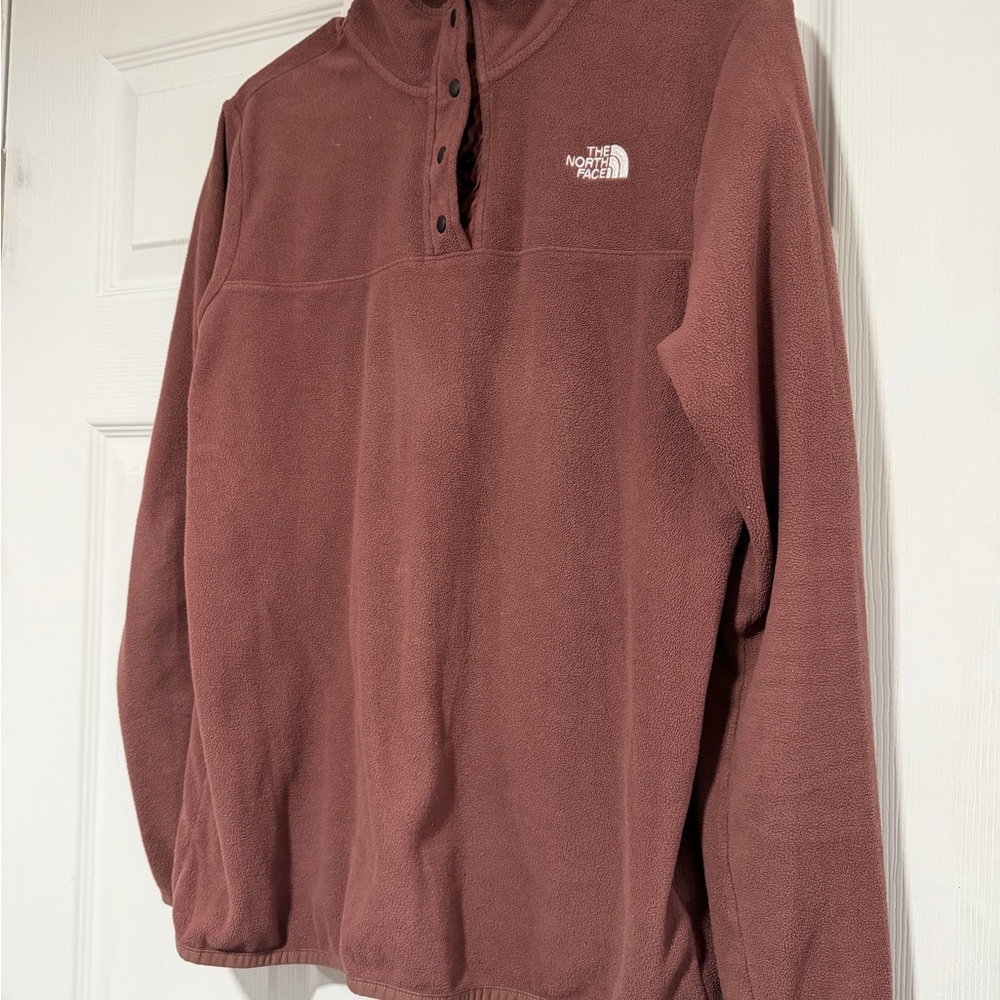 The North Face Maroon Fleece Pullover